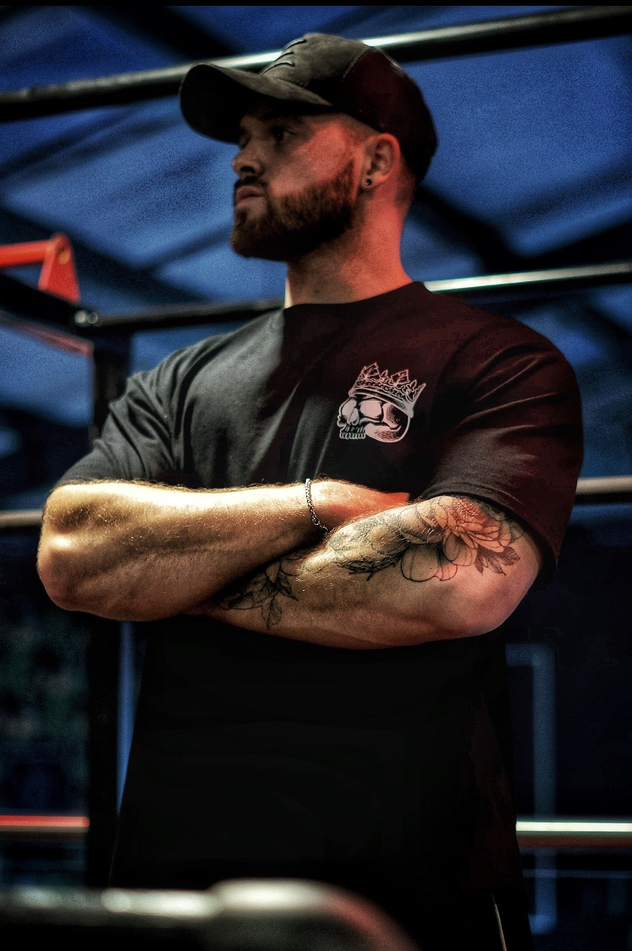 Shadow Black oversized tee