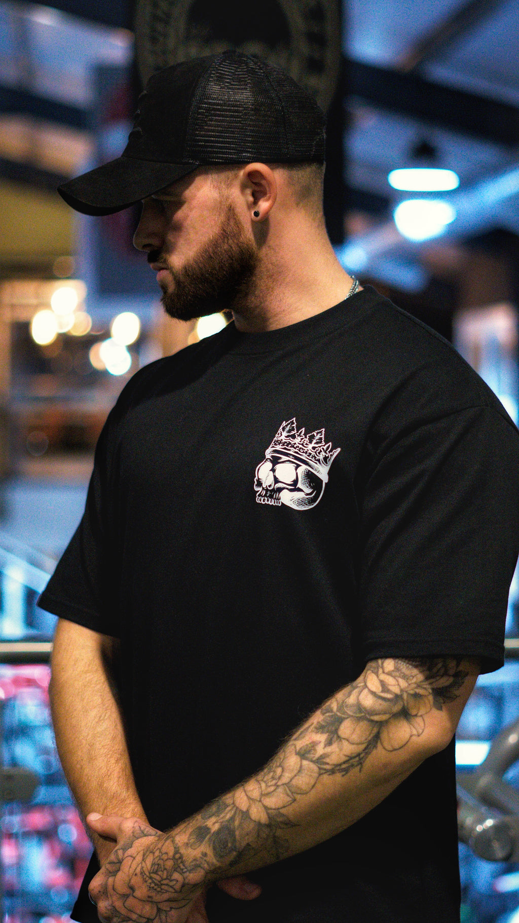 Shadow Black oversized tee