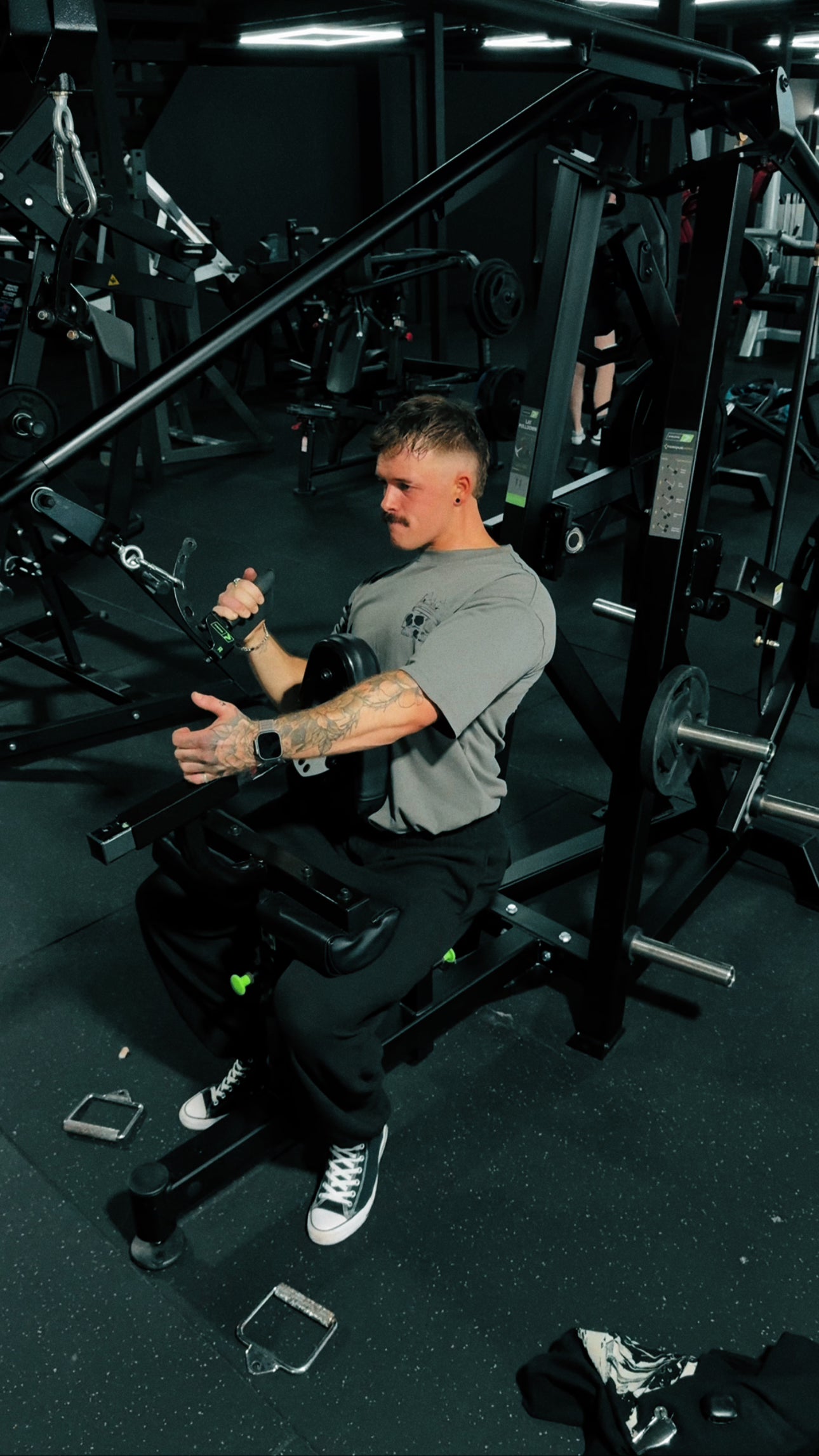 Oversized Training Tee GunMetal Grey