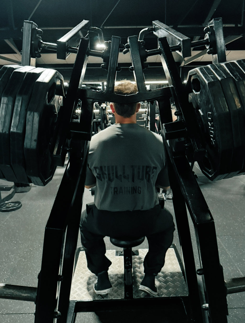 Oversized Training Tee GunMetal Grey