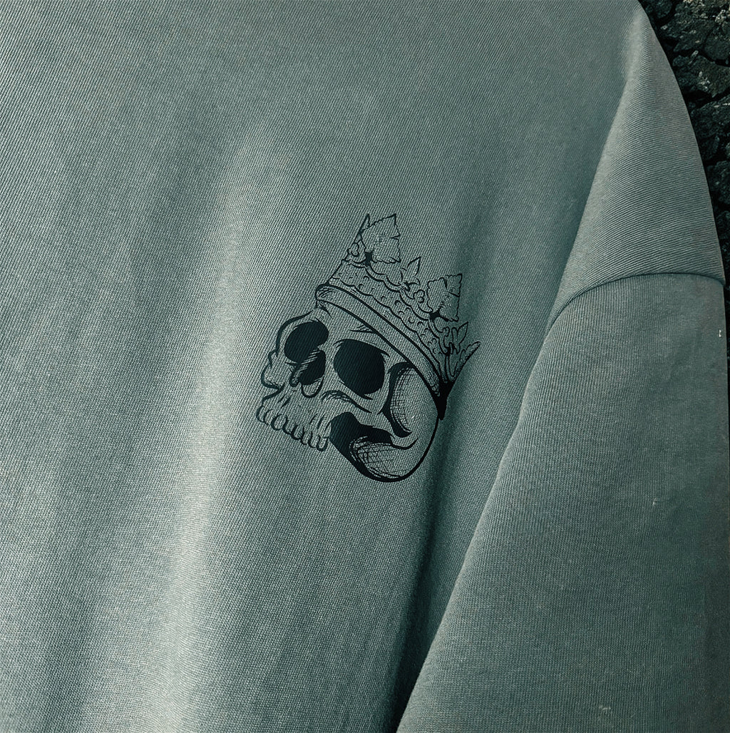 Oversized Training Tee GunMetal Grey