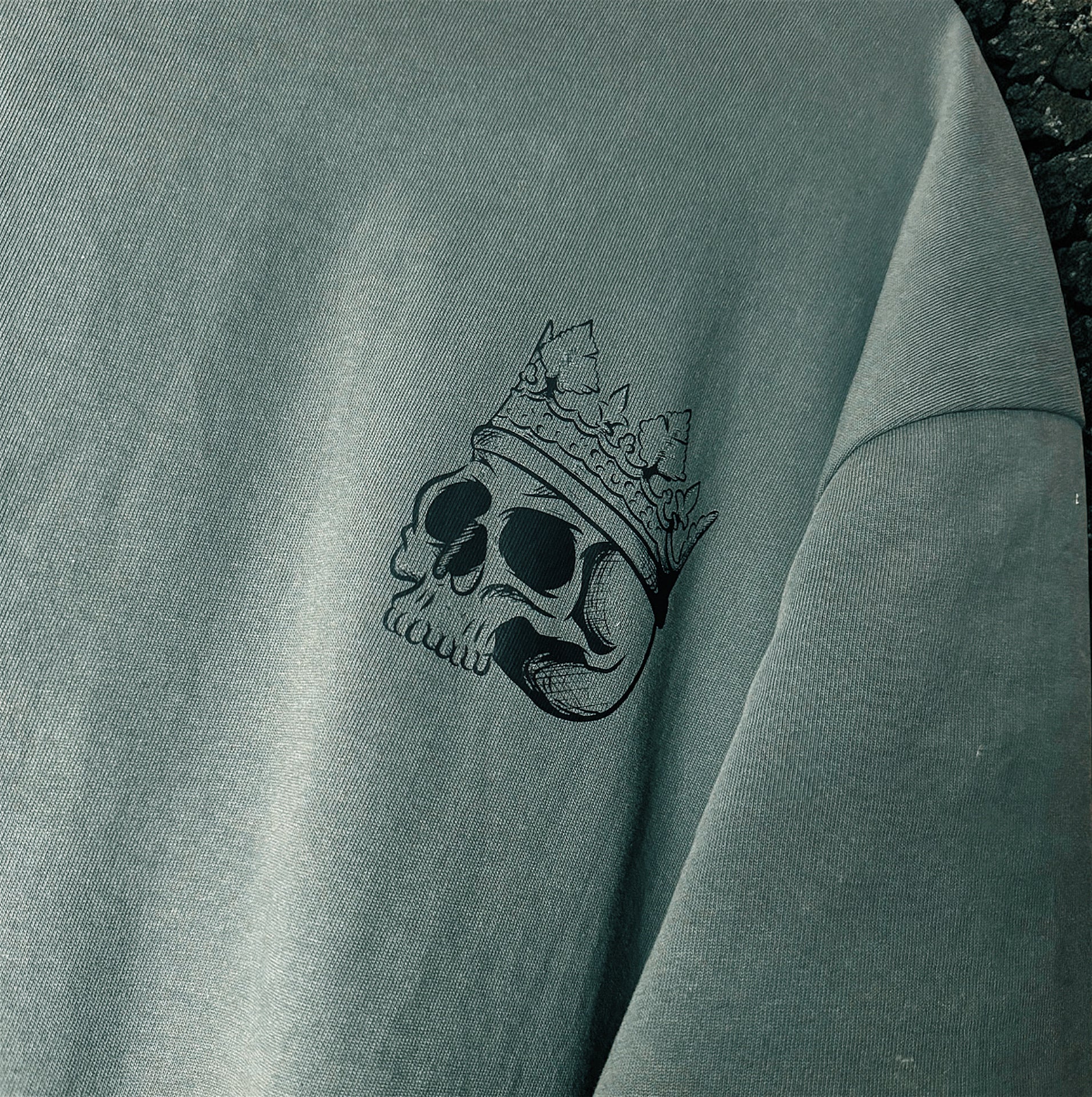 Oversized Training Tee GunMetal Grey