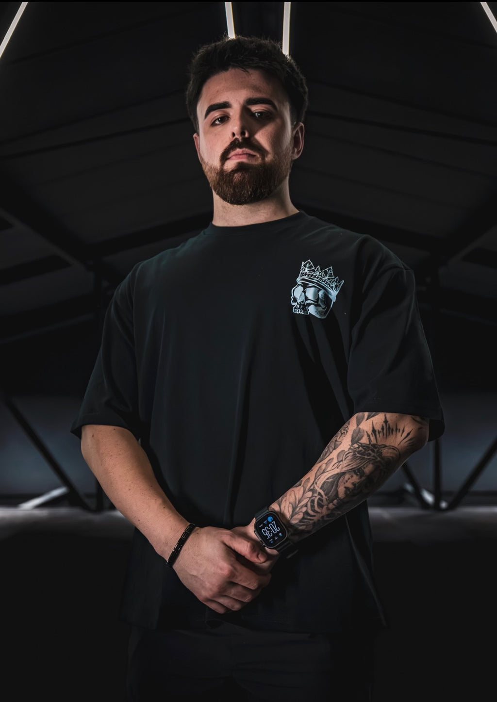 Shadow Black oversized tee