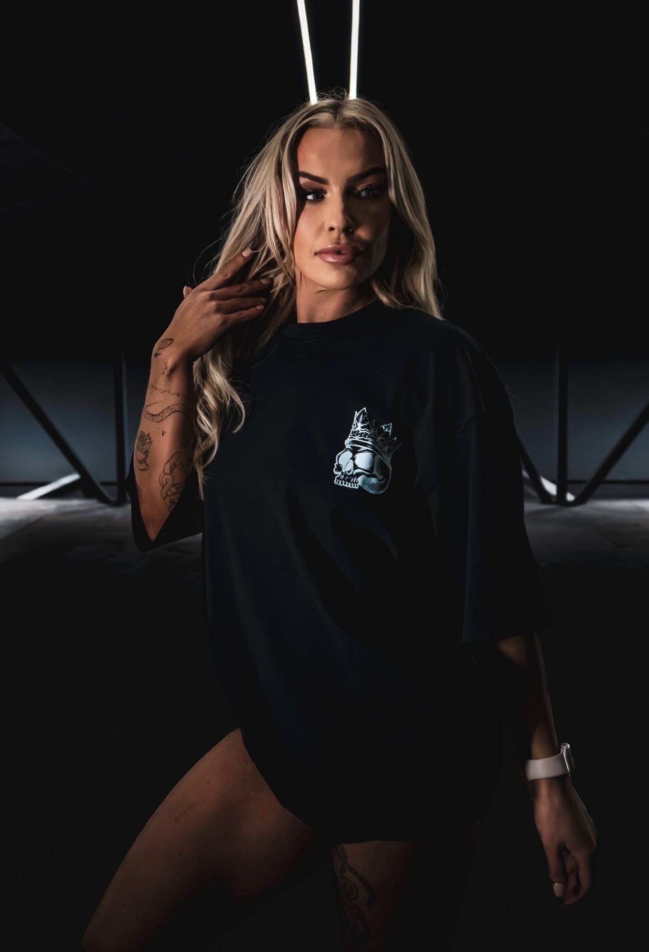 Shadow Black oversized tee